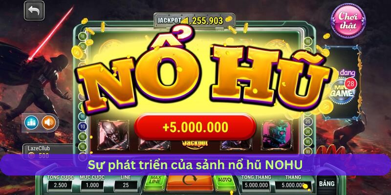 Sự phát triển của sảnh game NOHU