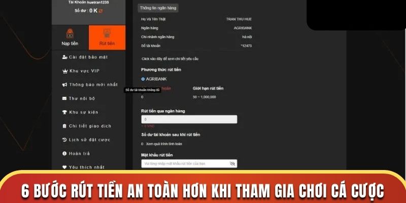 6 bước rút tiền an toàn hơn khi tham gia chơi cá cược