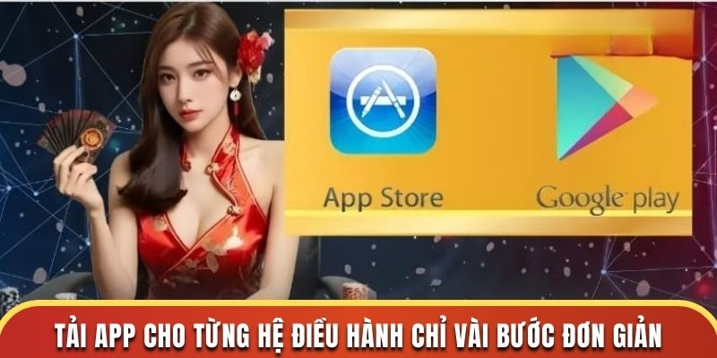 Tải app cho từng hệ điều hành chỉ vài bước đơn giản